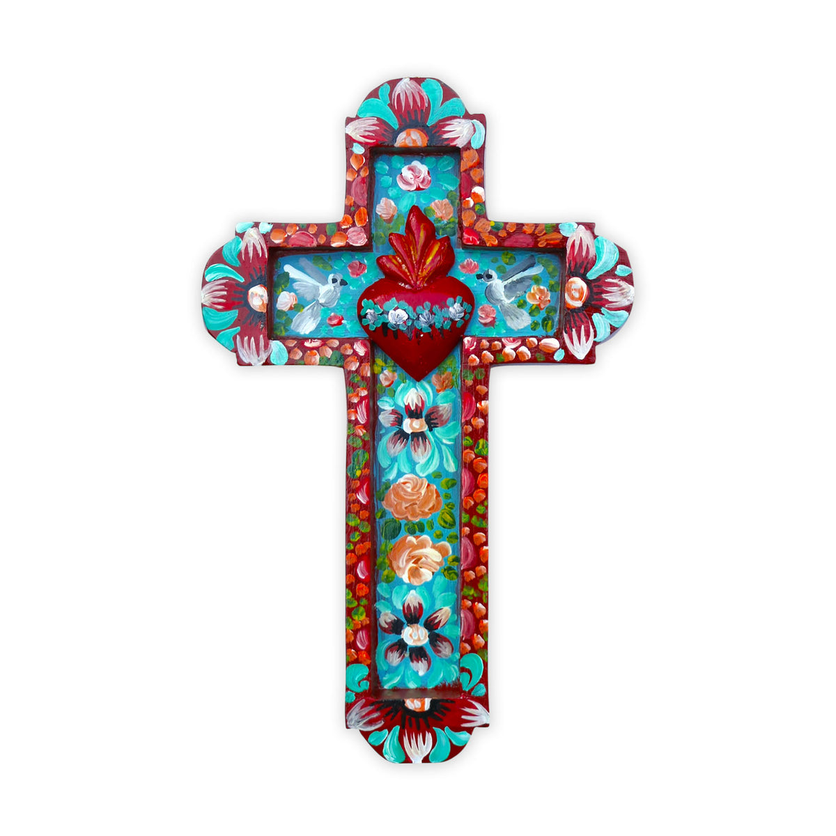 Calista Wall Cross - Red