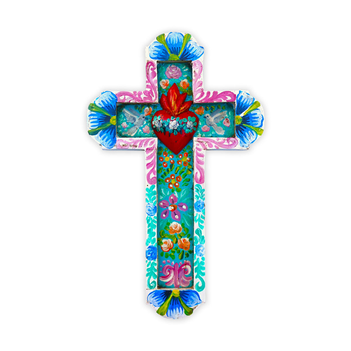 Calista Wall Cross - White