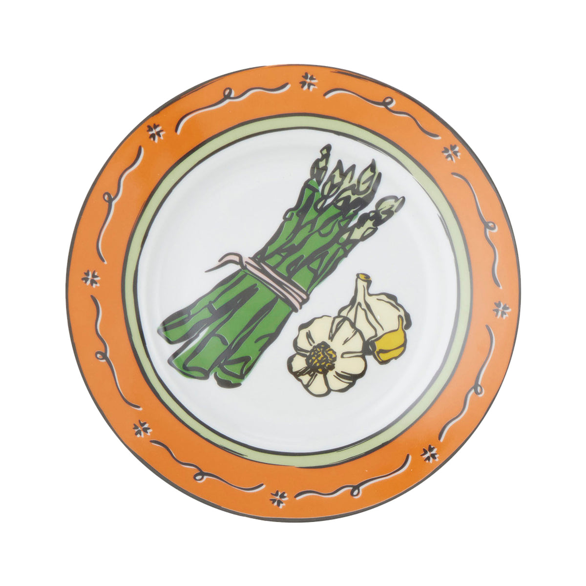 Deli Garlic Ceramic Plate