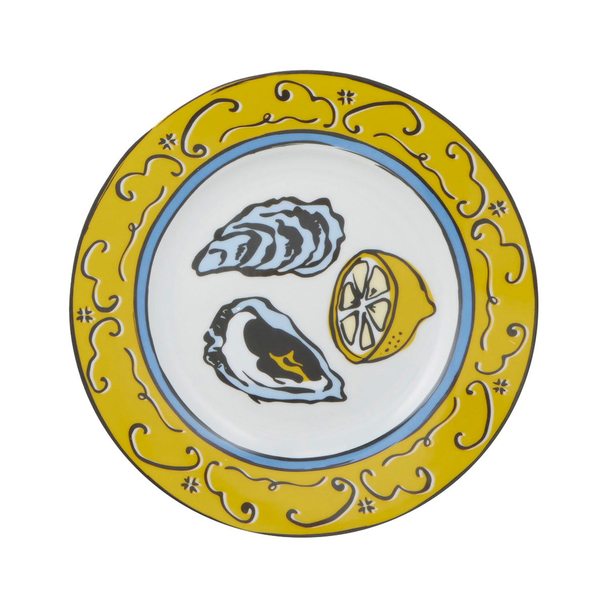 Deli Oyster Ceramic Plate