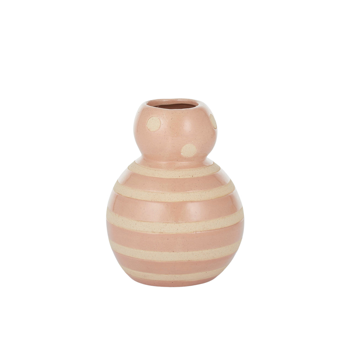 Trese Ceramic Vase Coral
