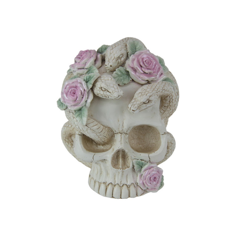 Rose & Serpents Skull