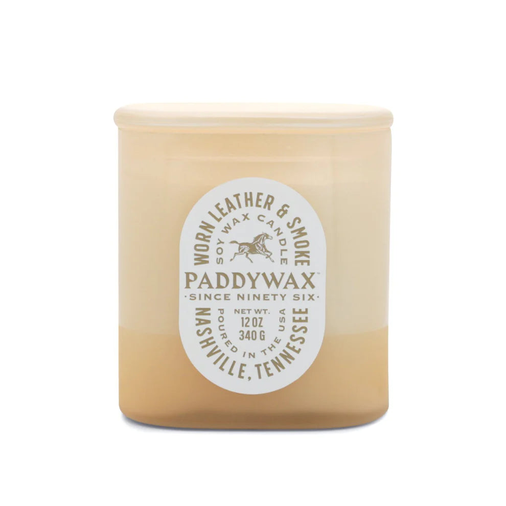Vista Candle - Worn Leather & Smoke