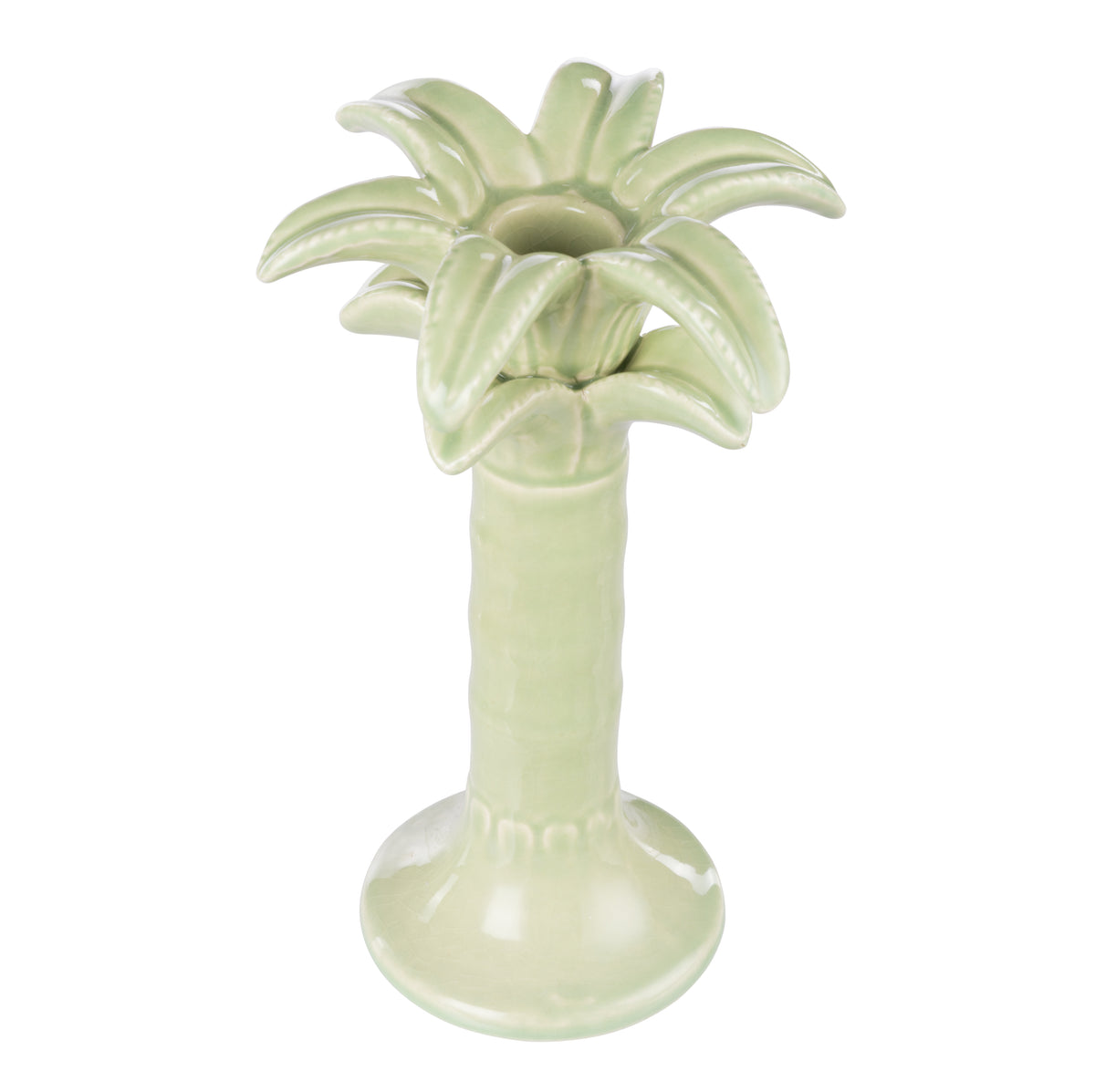 Meri Palm Candle Stick - Pistachio
