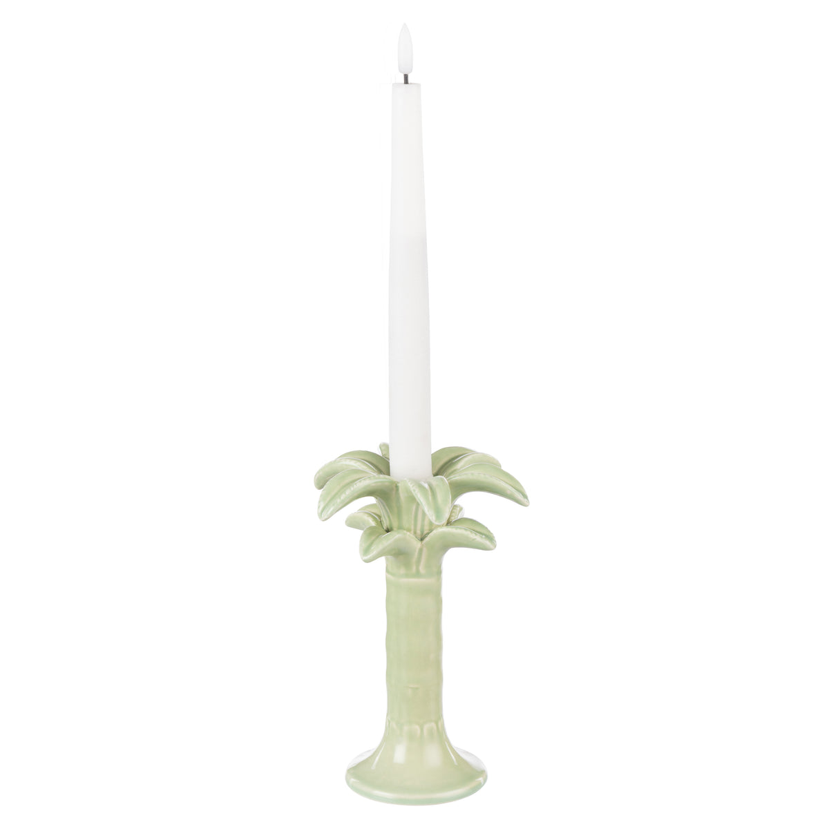 Meri Palm Candle Stick - Pistachio