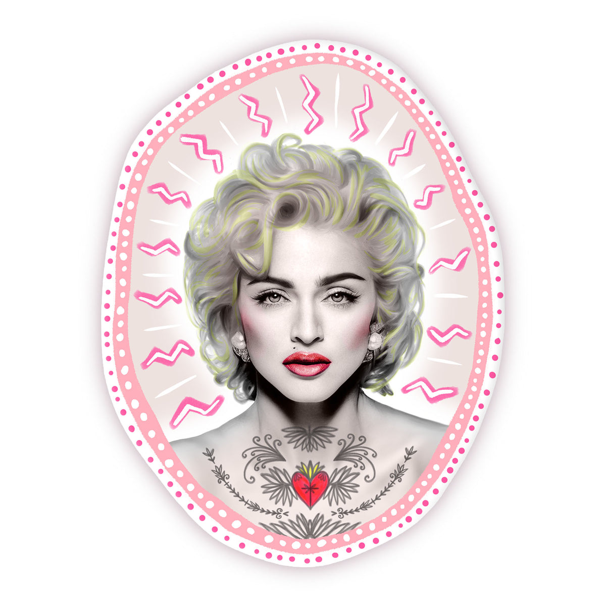 Madonna Electric Oval Tile