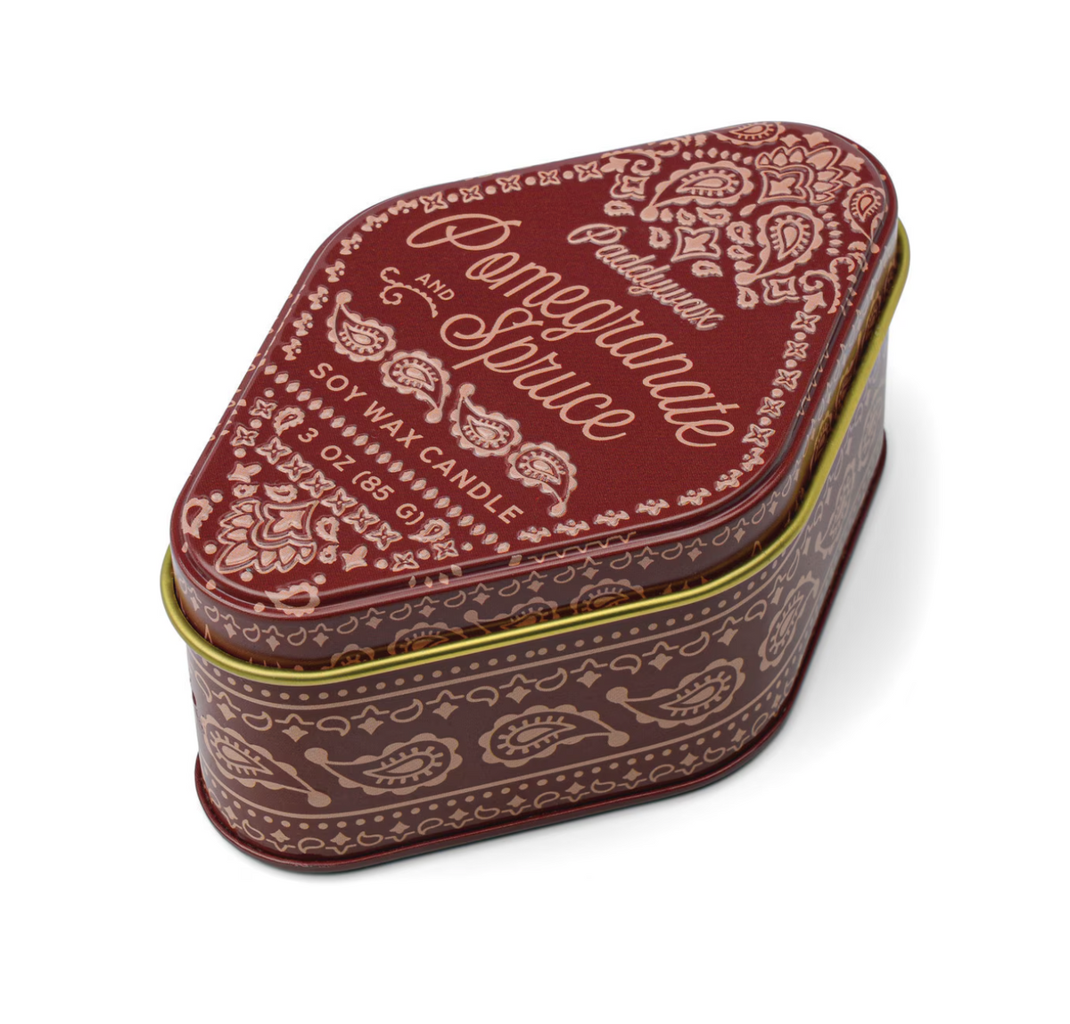 Station Tin Candle - Pomegranate & Spruce