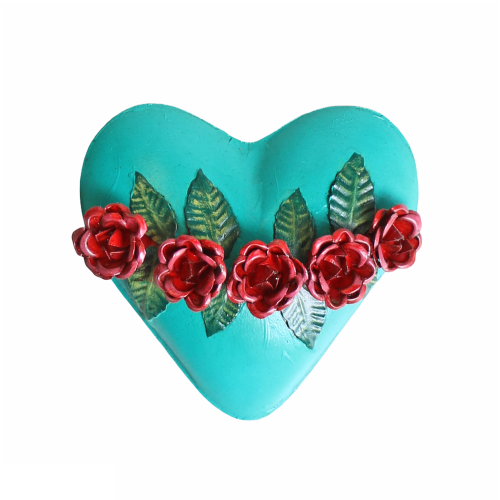 Maya Rose Heart - Aqua