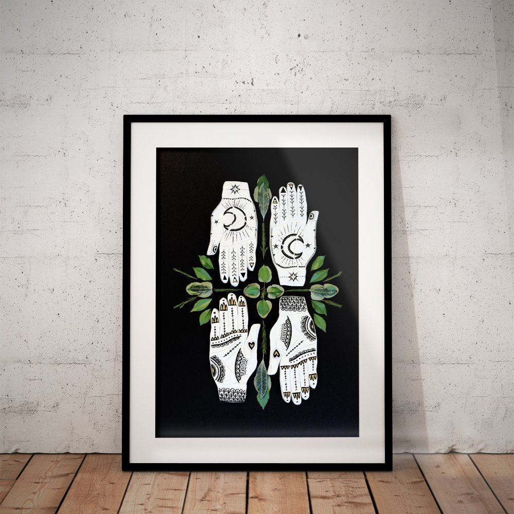 Botanical Palm Print