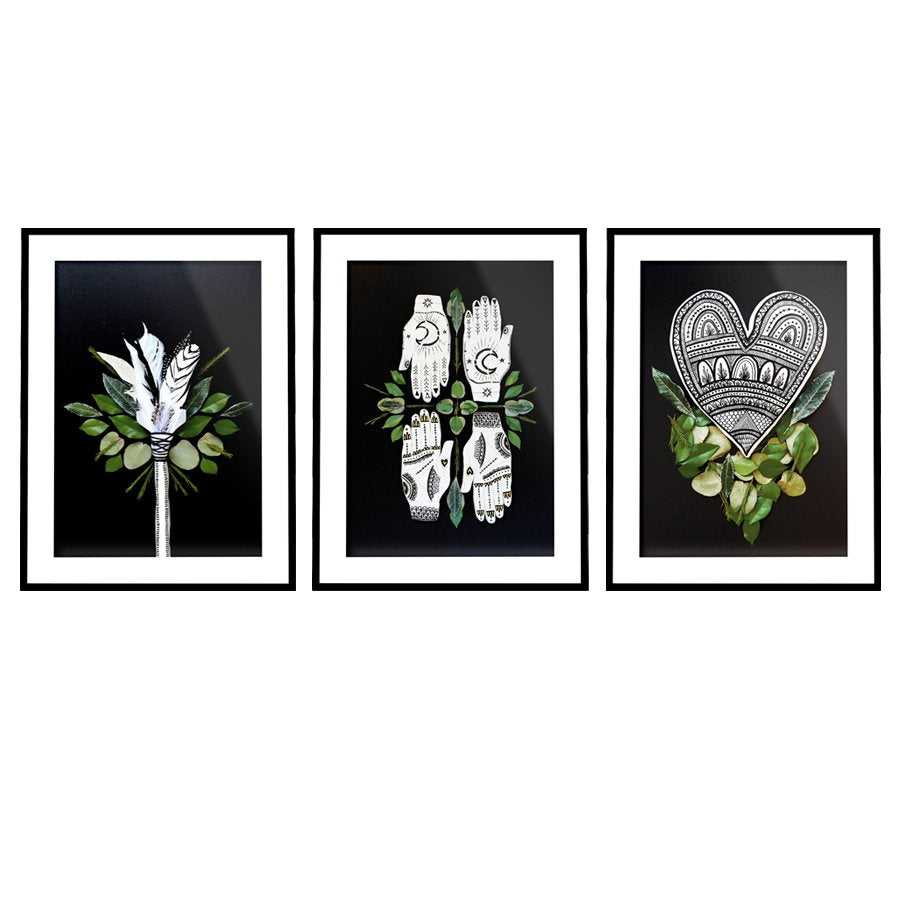 Botanical Heart Print