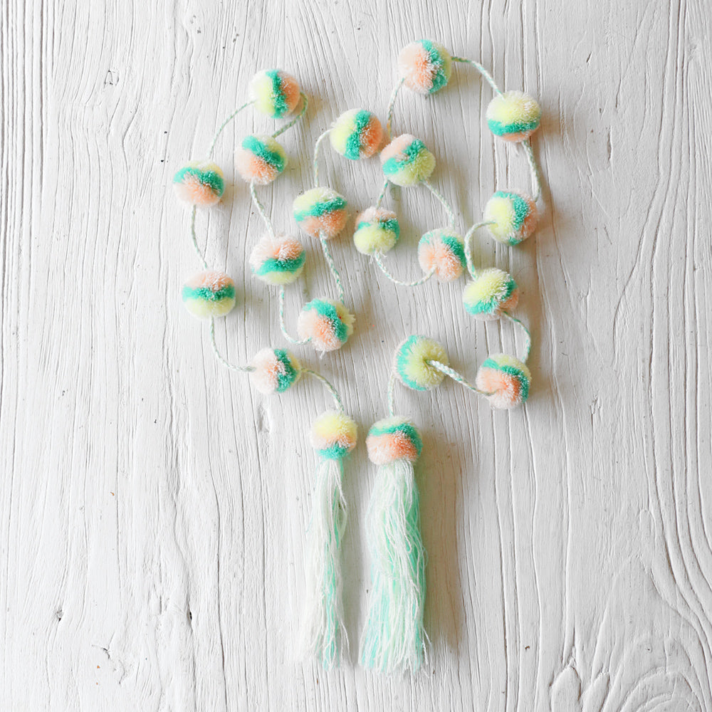 Pom-Pom Garland - Pastel