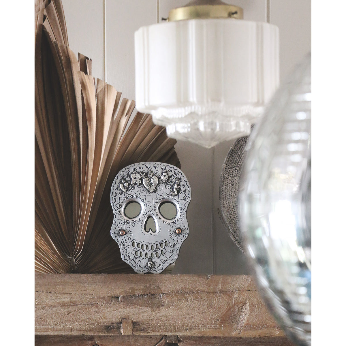 Skull Milagros Wall Mirror
