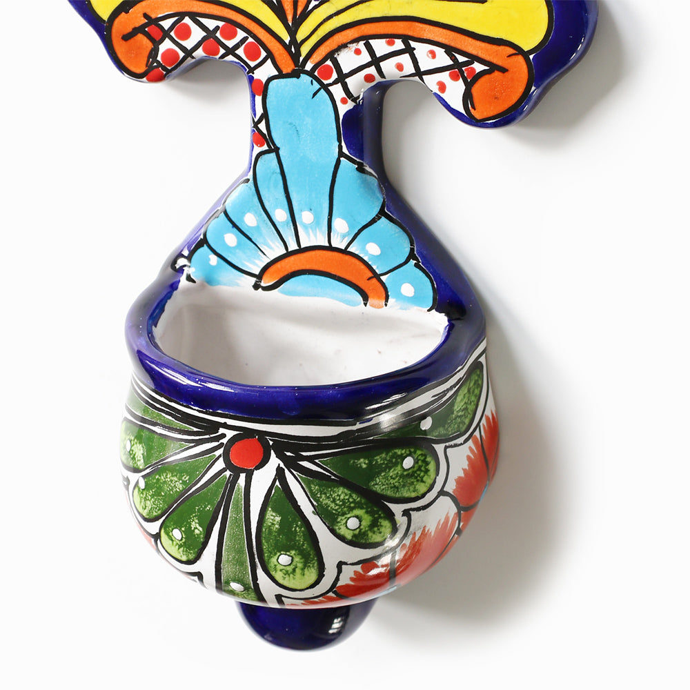 Talavera Cross Wall Planter