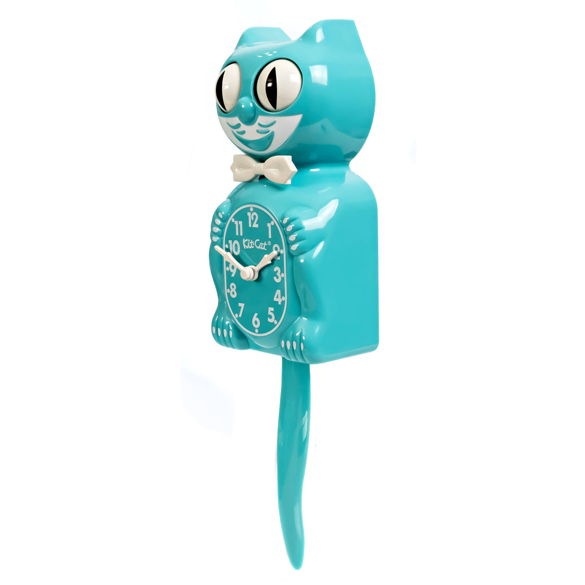 Vibrant Turquoise Kit-Cat Klock