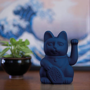 Lucky Cat | Dark Blue