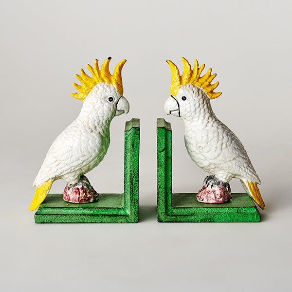 Cockatoo Bookends - Set of 2