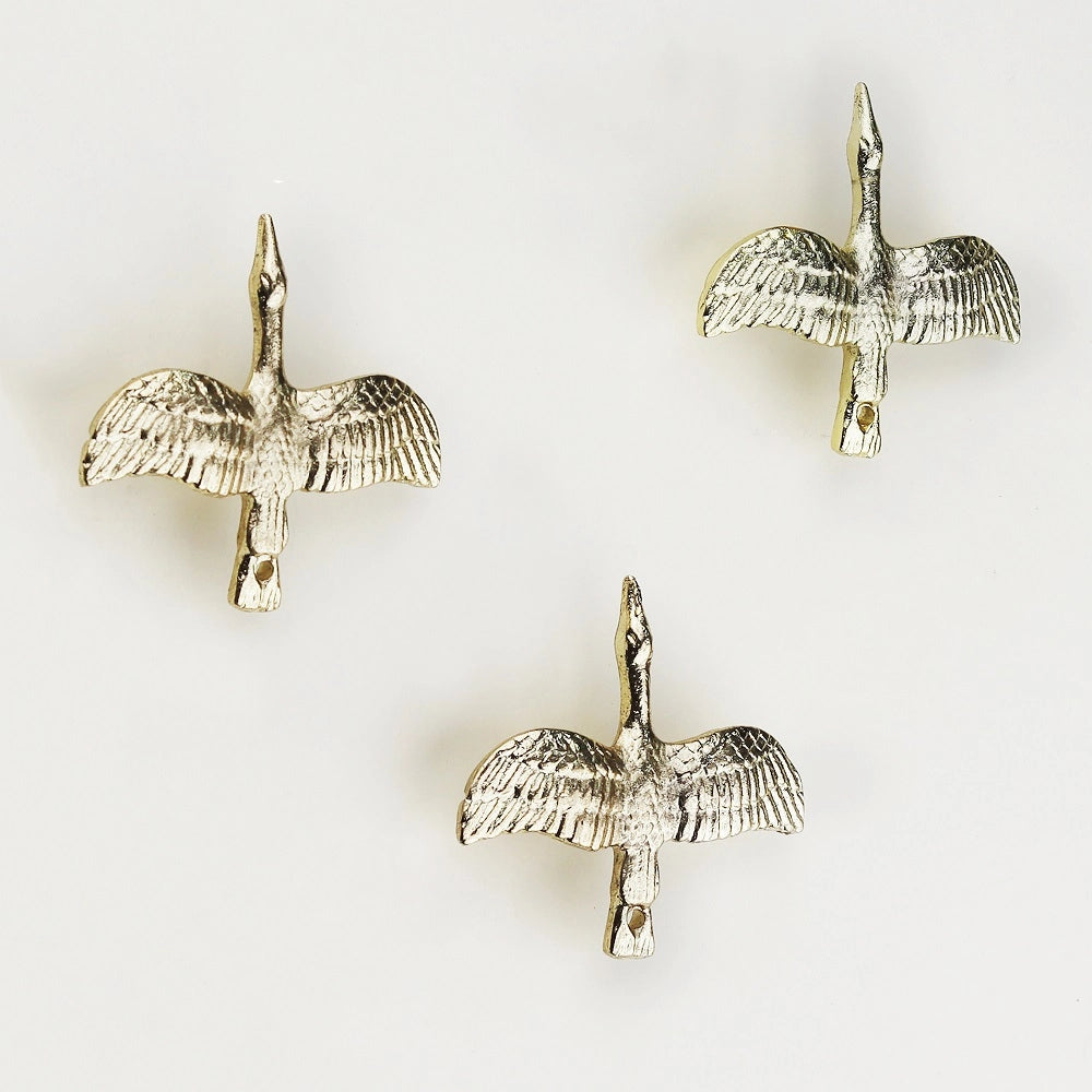 Crane Brass Bird - Knob