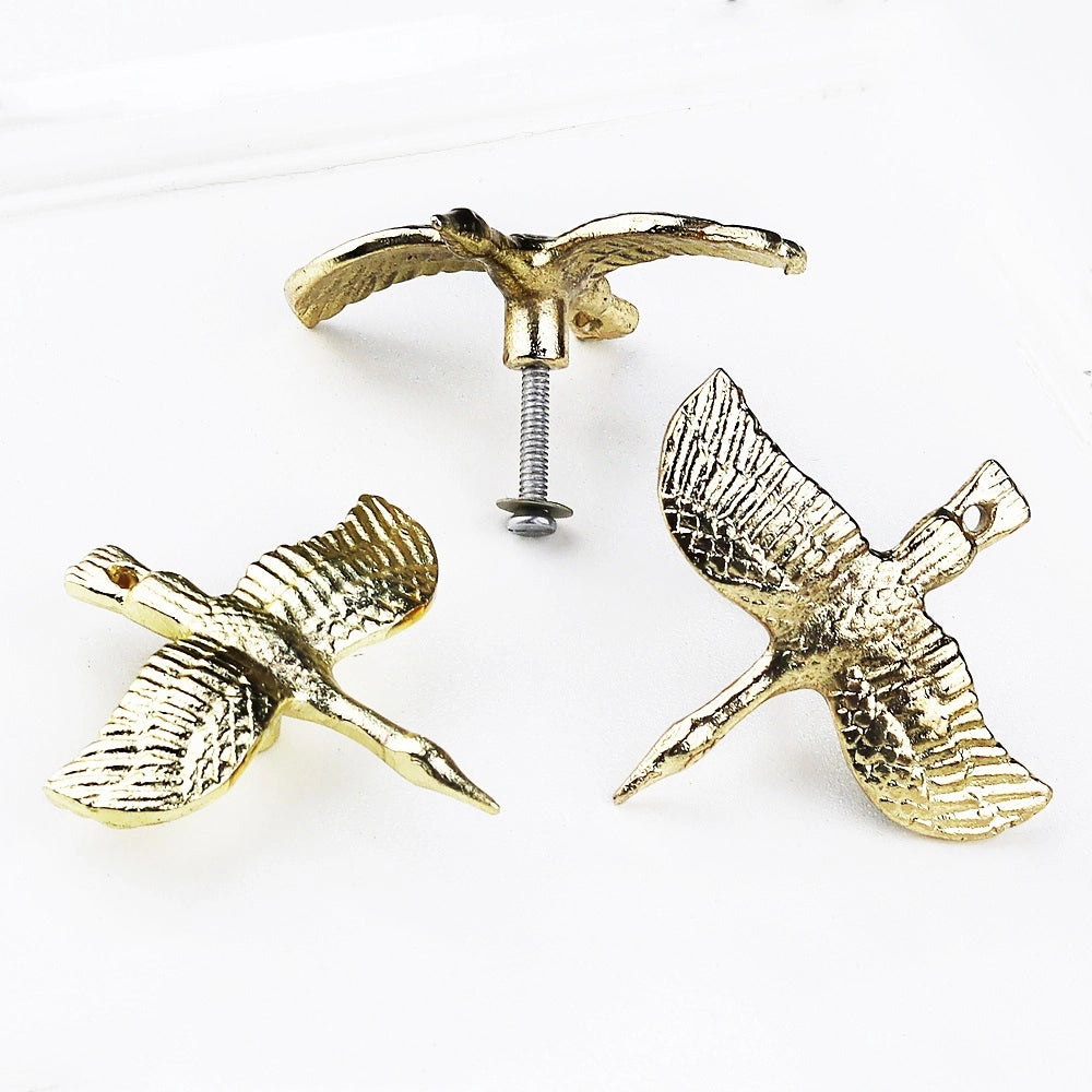 Crane Brass Bird - Knob