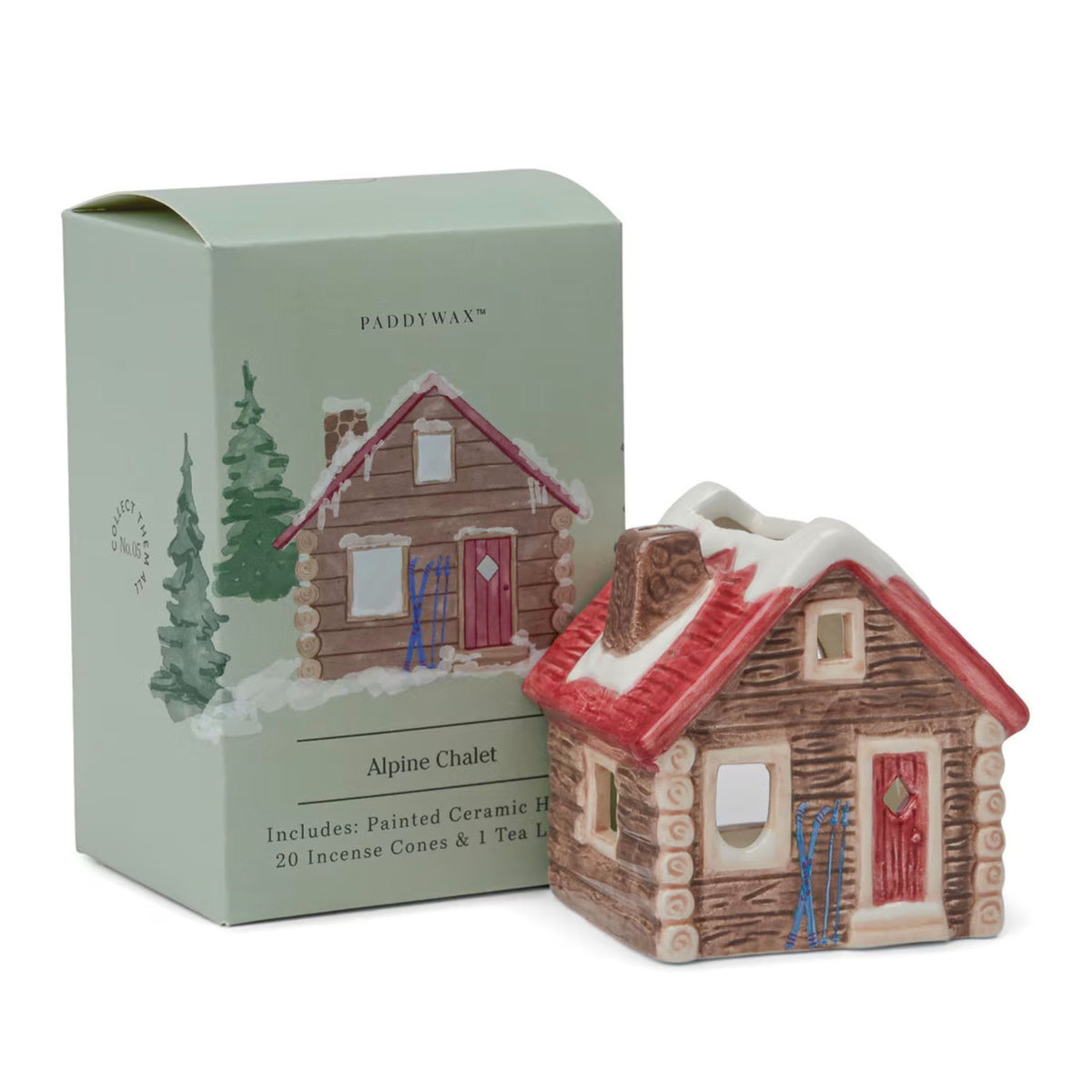 Alpine Chalet Incense & Tea Light Holder