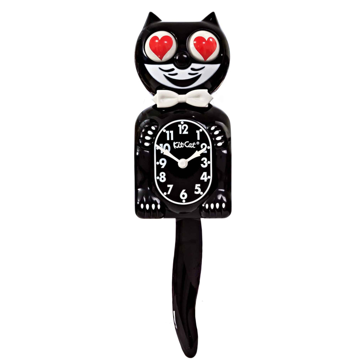 Heart Eyes Black Kit Cat Klock - PRE-ORDER