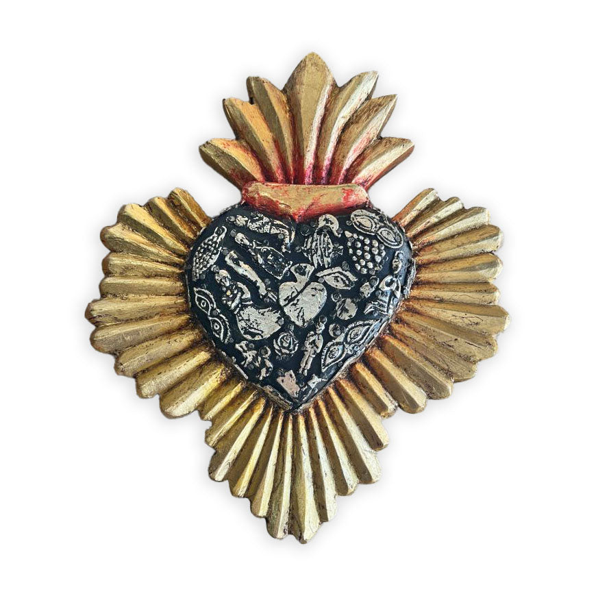 Emiliano Gilded Wall Heart