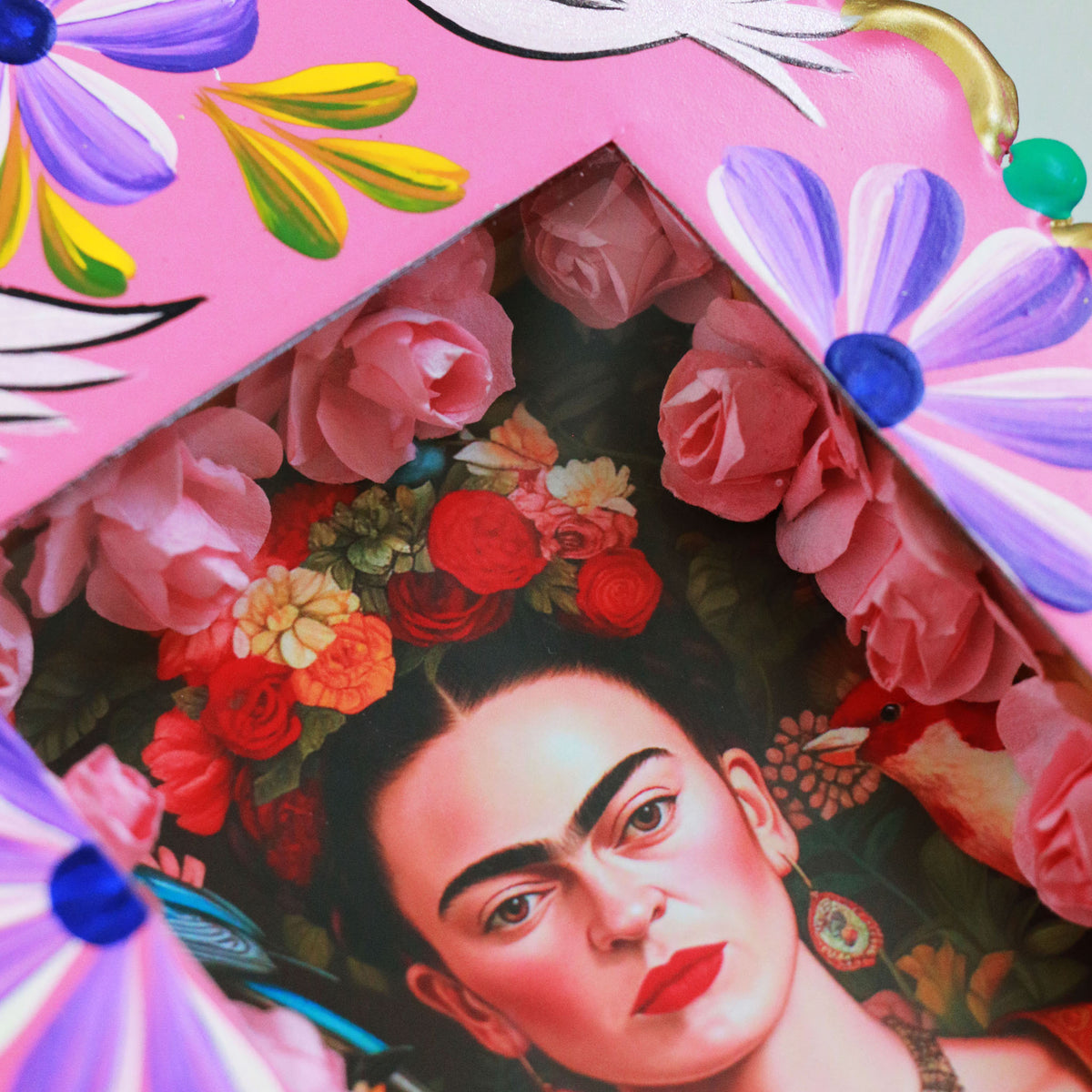 Frida Flor Wall Nicho - Pink #04