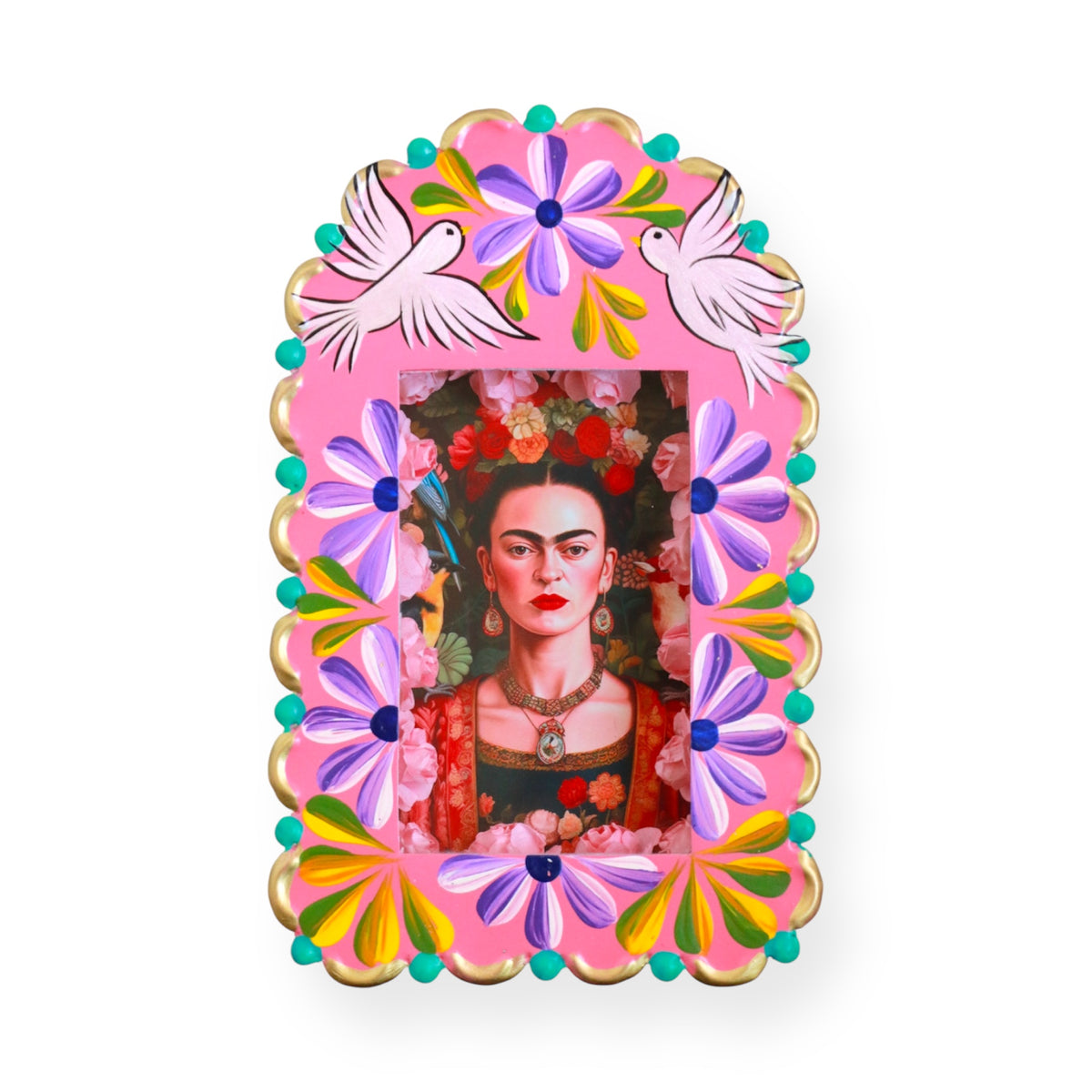 Frida Flor Wall Nicho - Pink #04