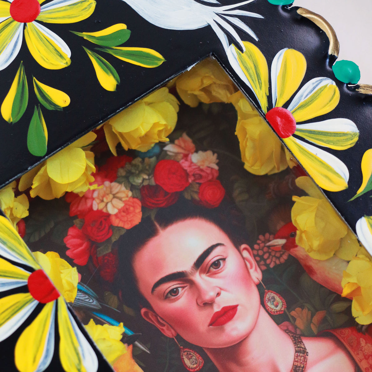 Frida Flor Wall Nicho - Yellow