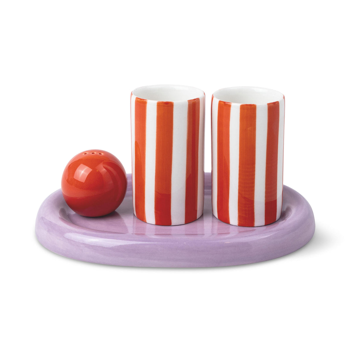 Lily Ceramic Shot Set - Poppy & Lilac