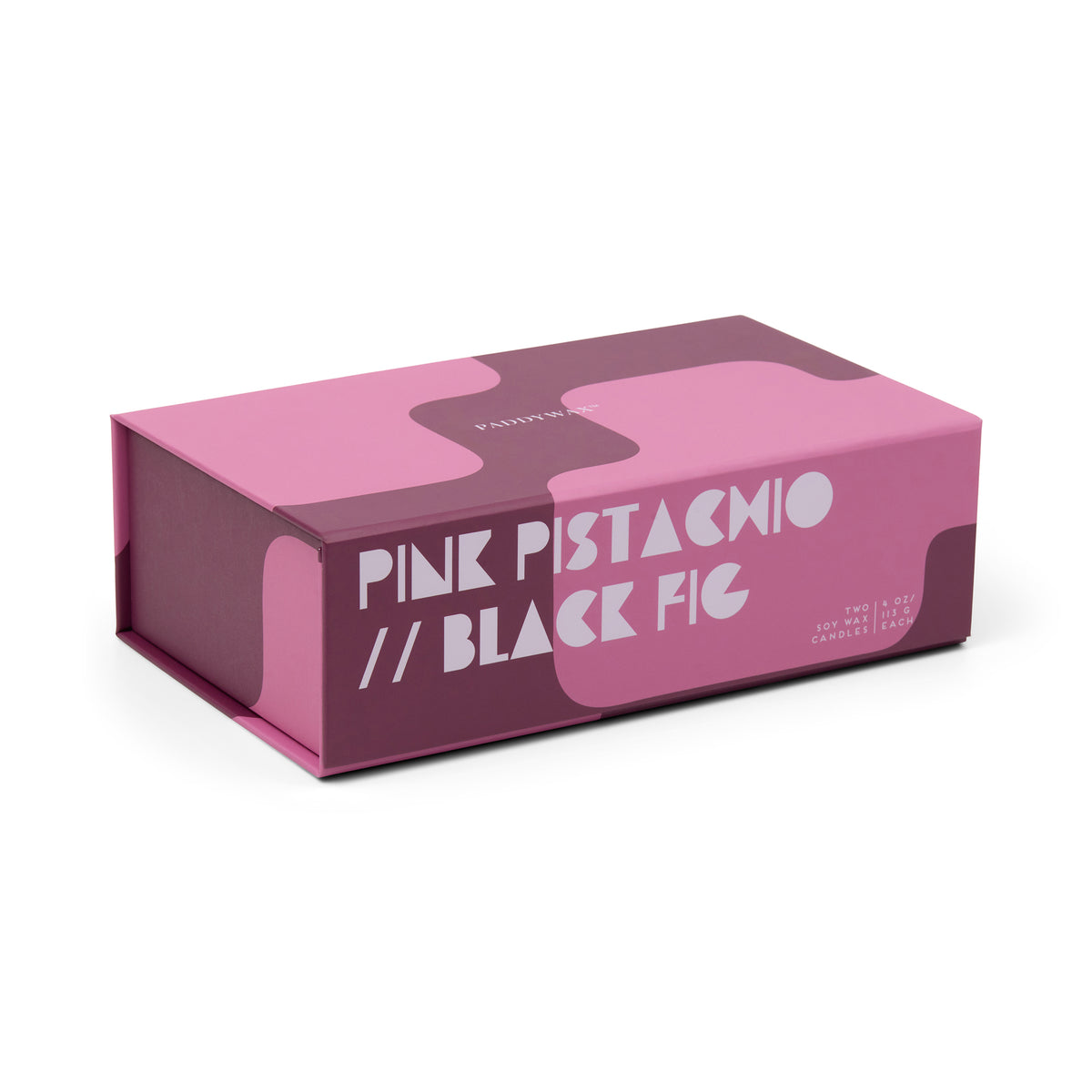 Jigsaw Candle - Burgundy & Pink