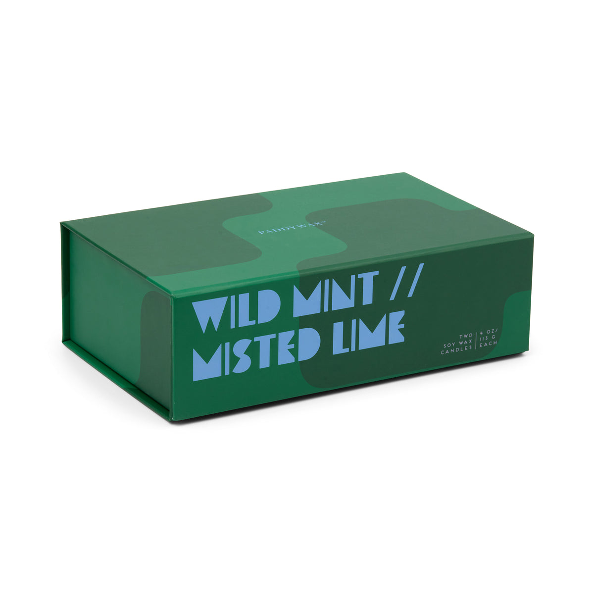 Jigsaw Candle - Green & Blue