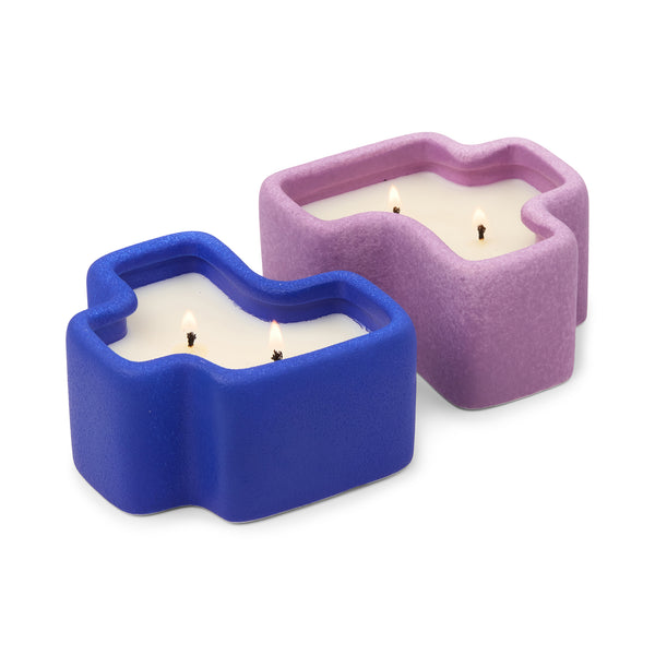 Jigsaw Candle - Cobalt & Lavender