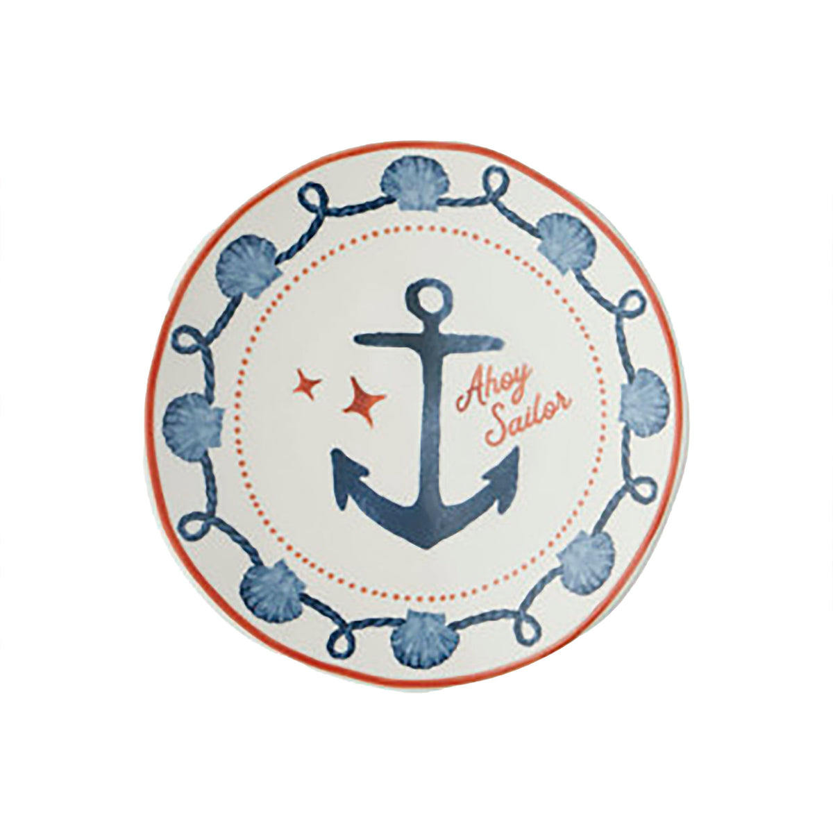 Ahoy Sailor Ceramic Plate