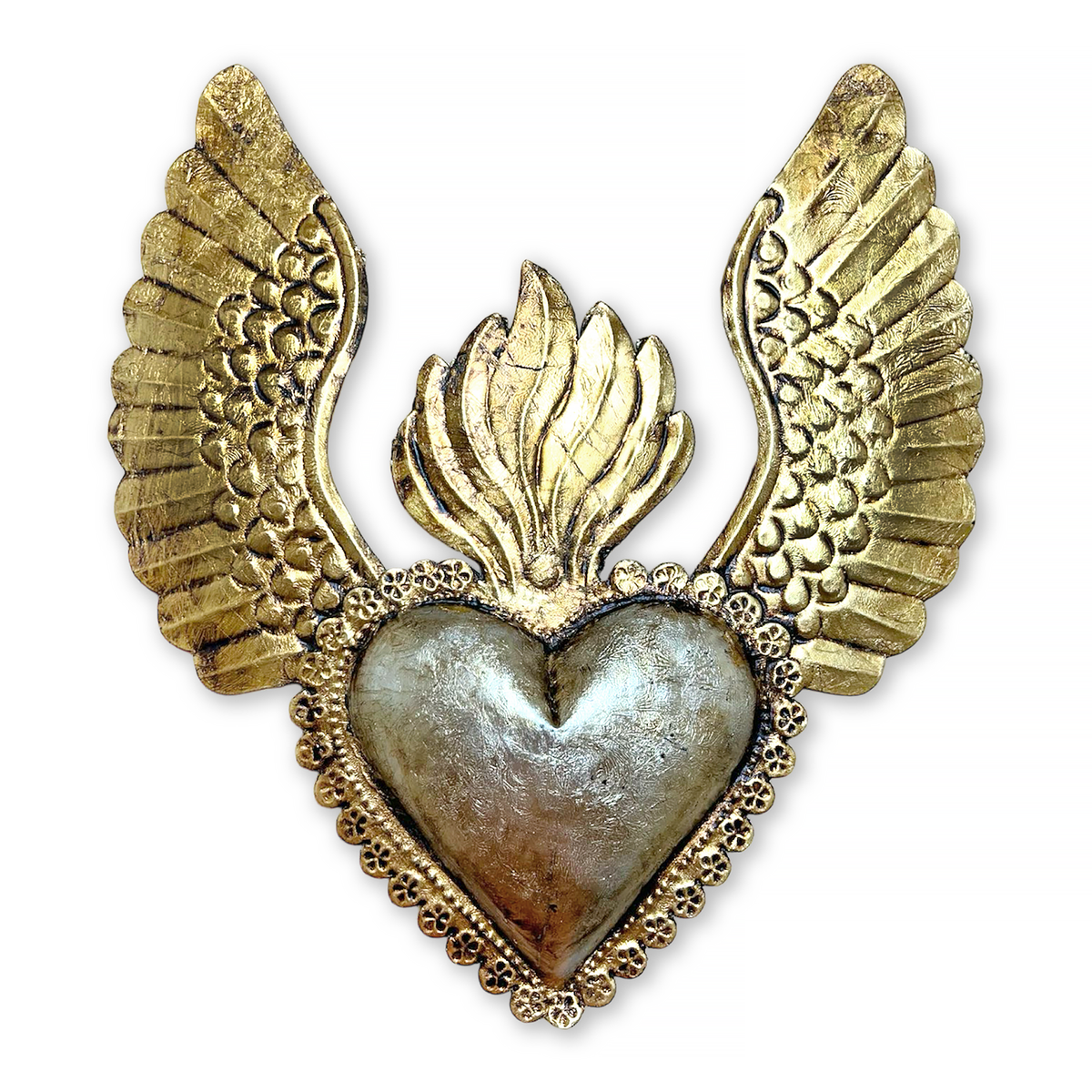 Julieta Gilded Wall Heart