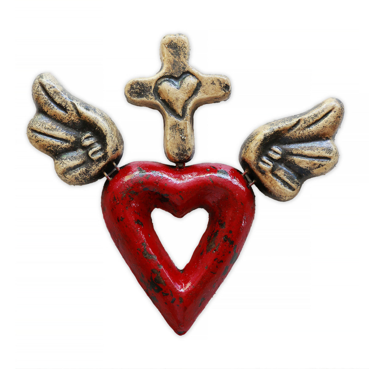 Eternal Wall Heart - Ruby