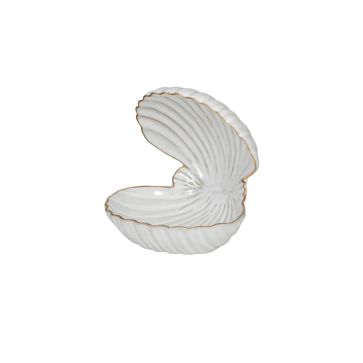 Clam Shell Ceramic Bowl