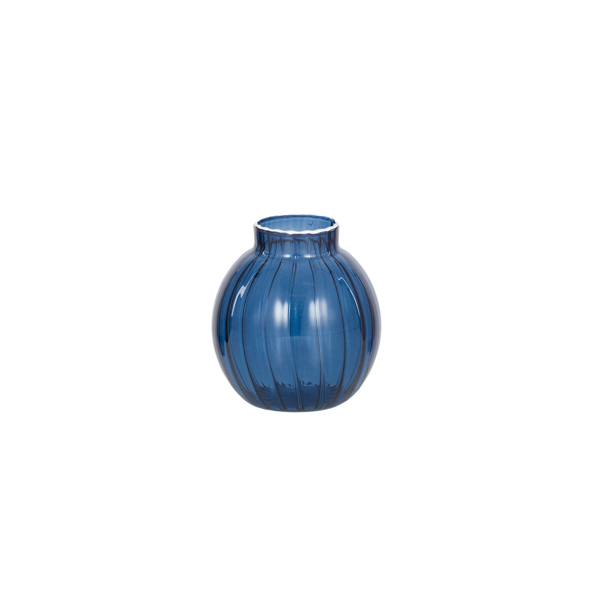 Aireys Glass Vase Navy