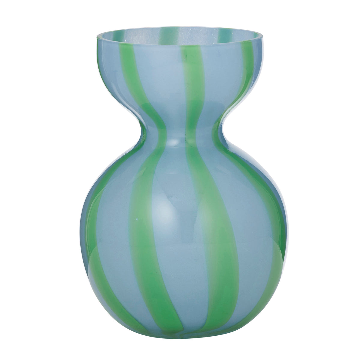 Bobbi Stripe Vase - Sky