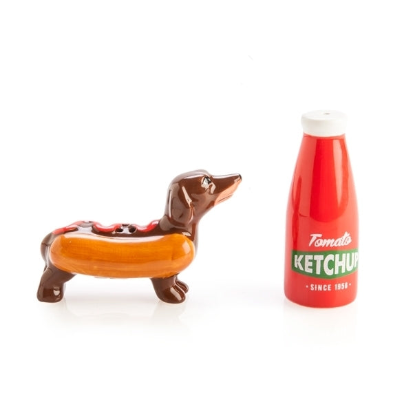 Sausage Ketchup S&P Shakers