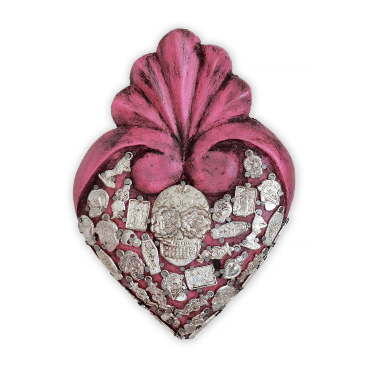 Calaveras Milagros Heart - Pink