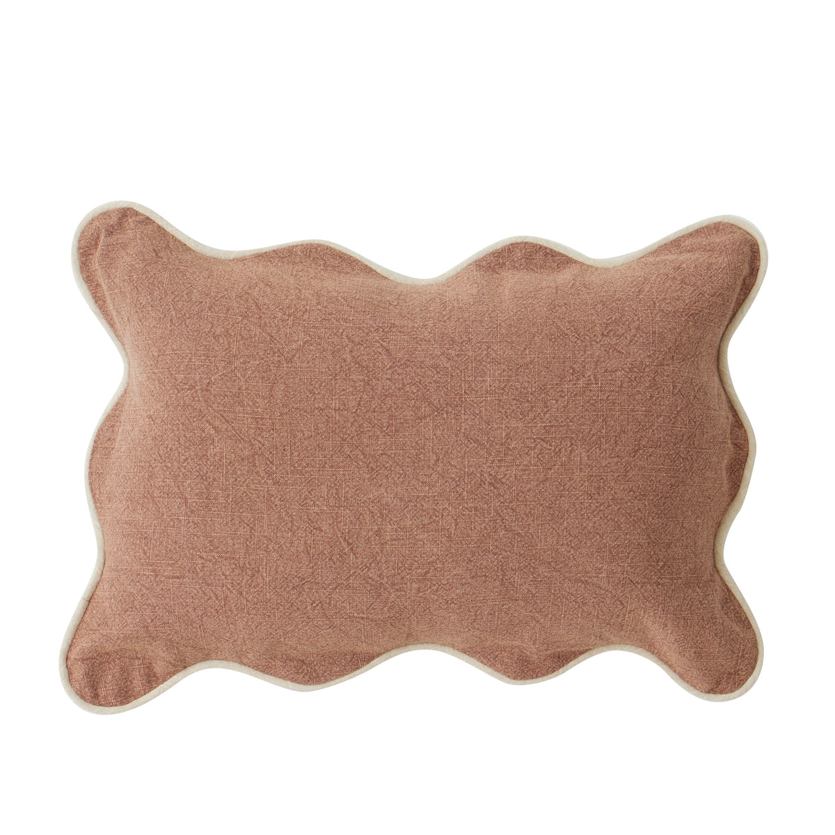 Diablo Wavy Cushion - Russet