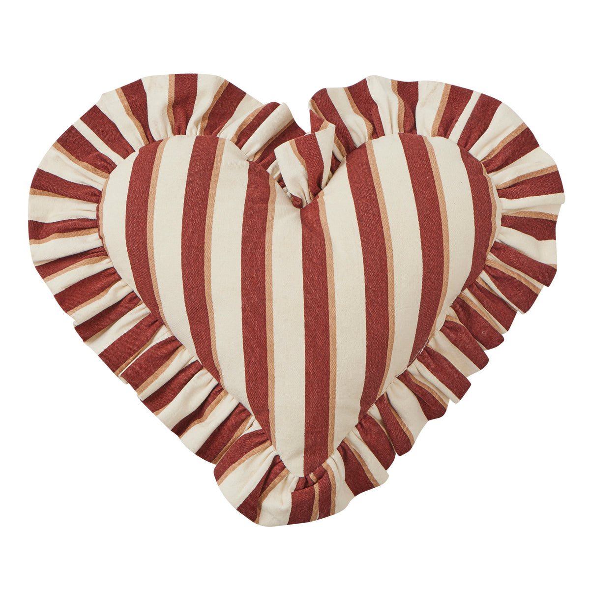Bonny Heart Cushion - Russet