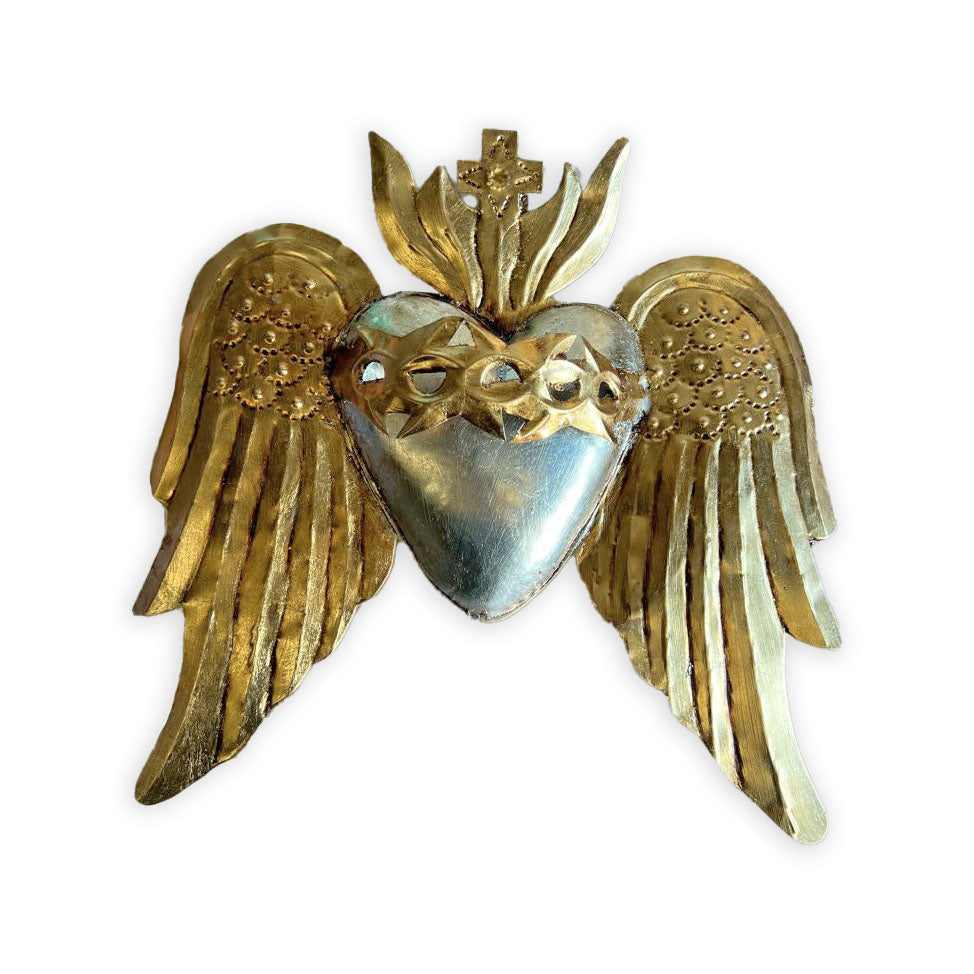 Alma Gilded Wall Heart