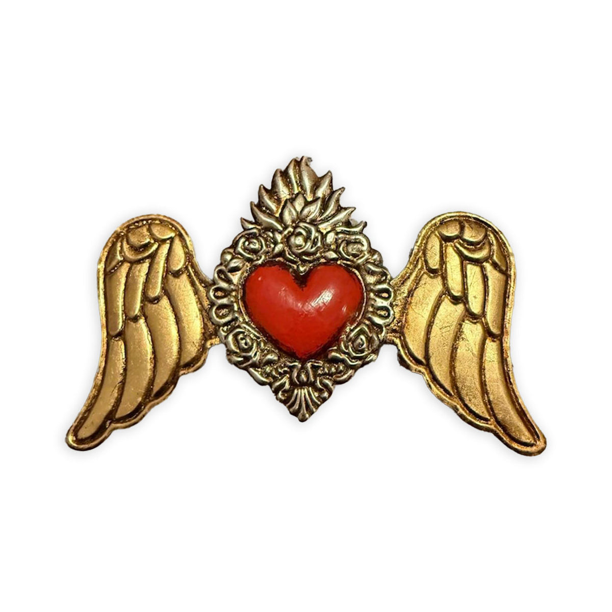 Dorada Winged Mini Heart - Red
