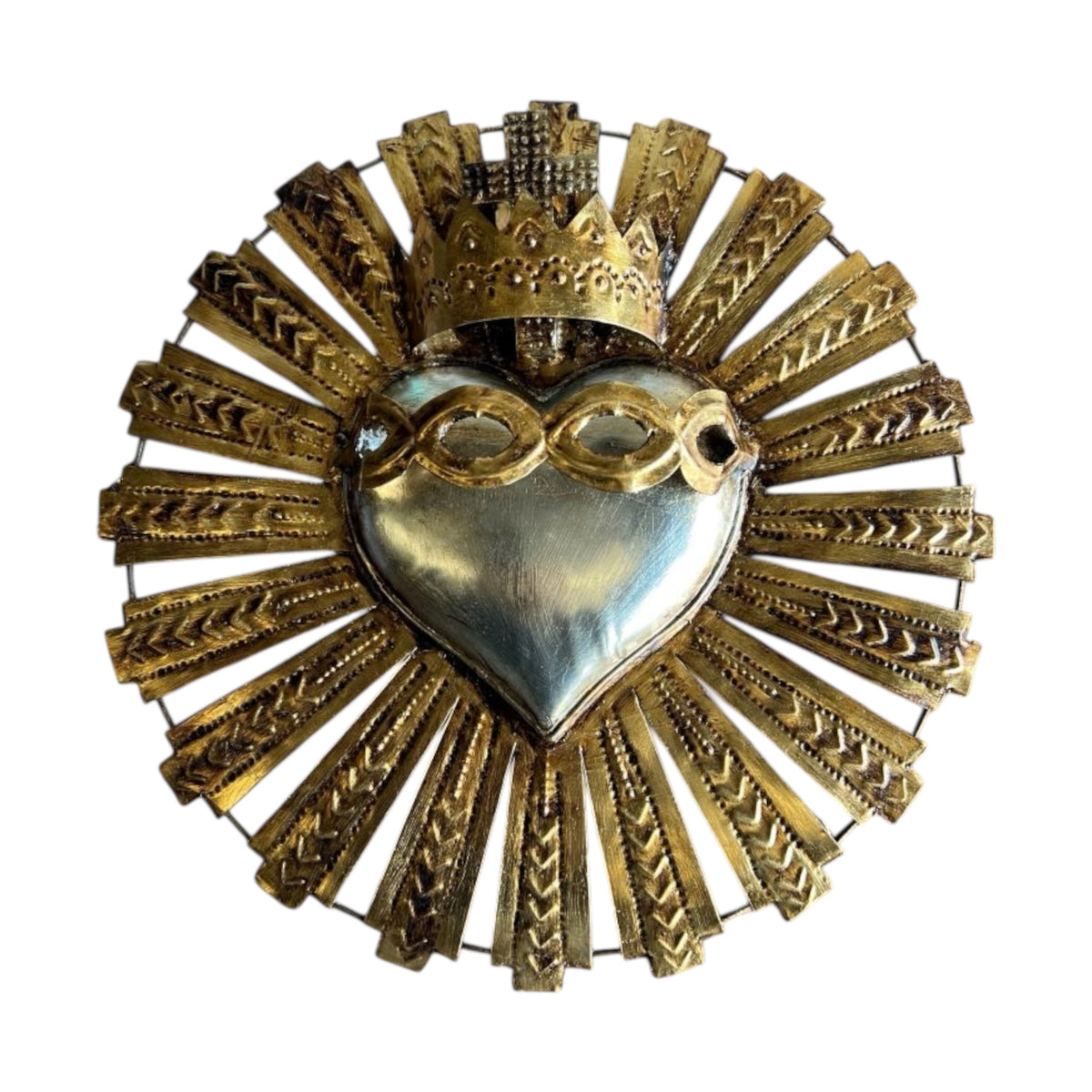 Sol Gilded Wall Heart