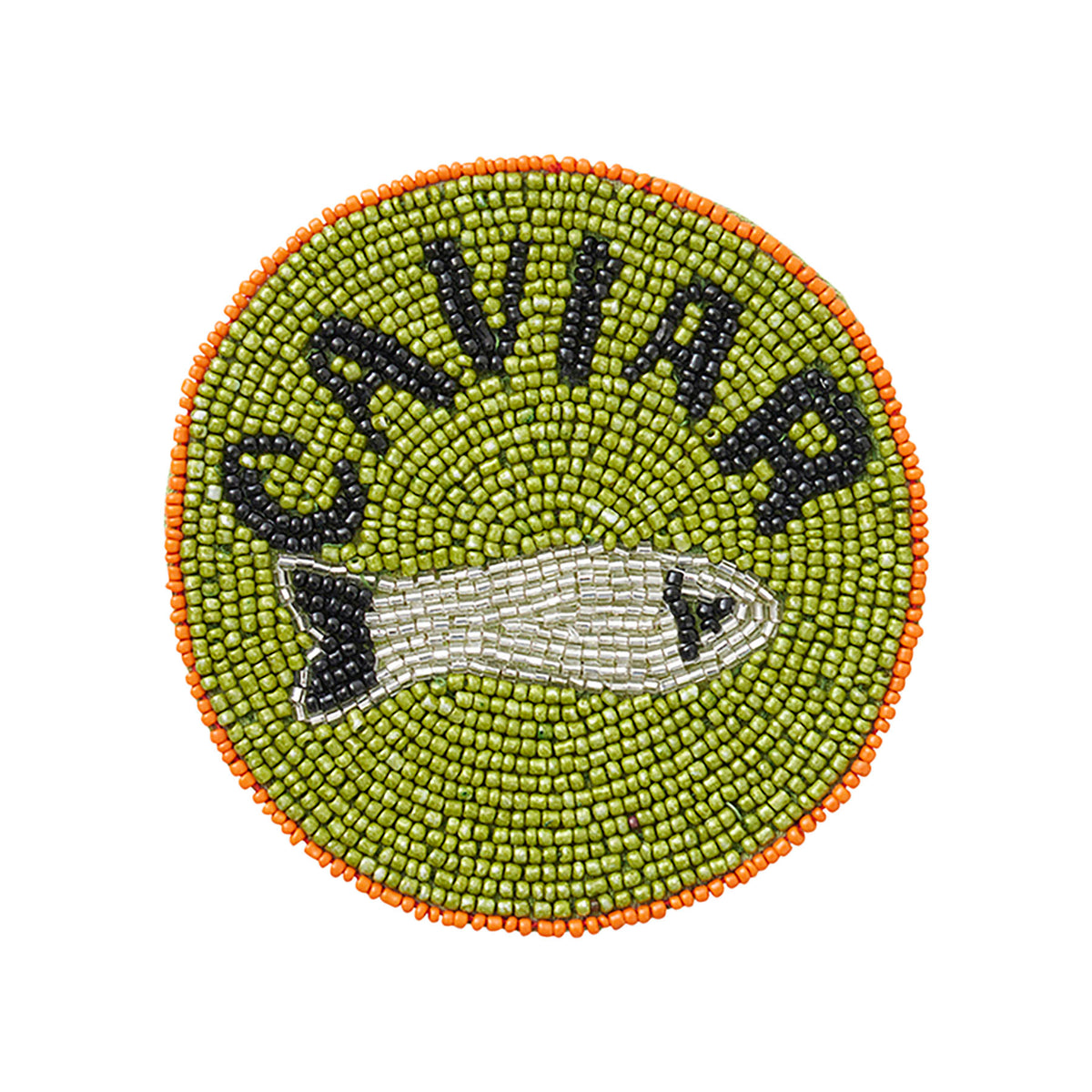 Caviar Beaded Coaster