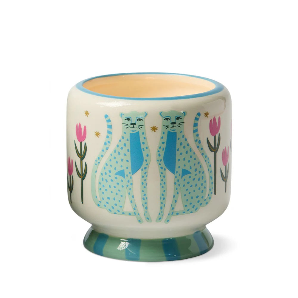 Cheetah Candle - Linen & Orris