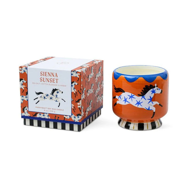 Horse Candle - Sienna Sunset