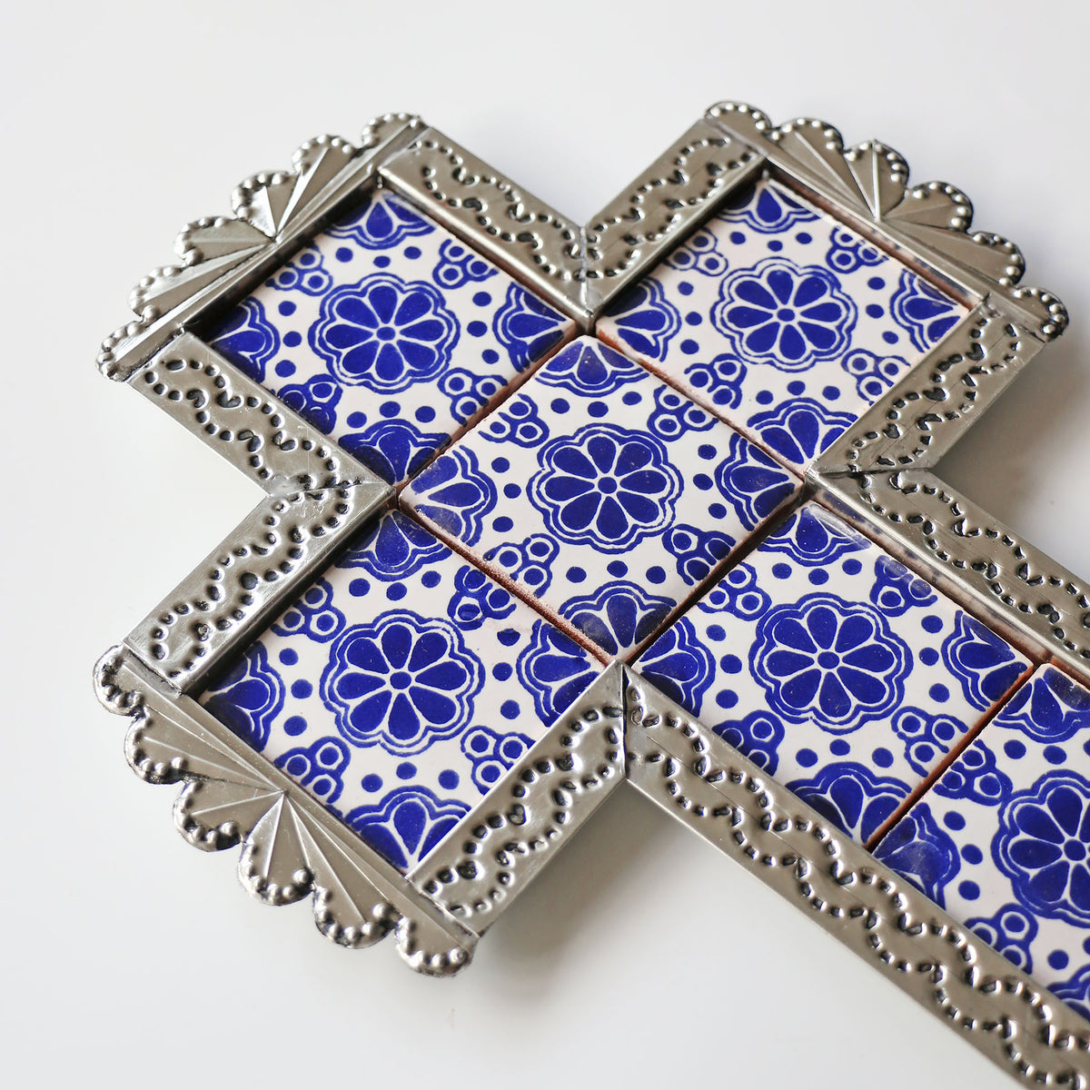 Azul Tiled Wall Cross