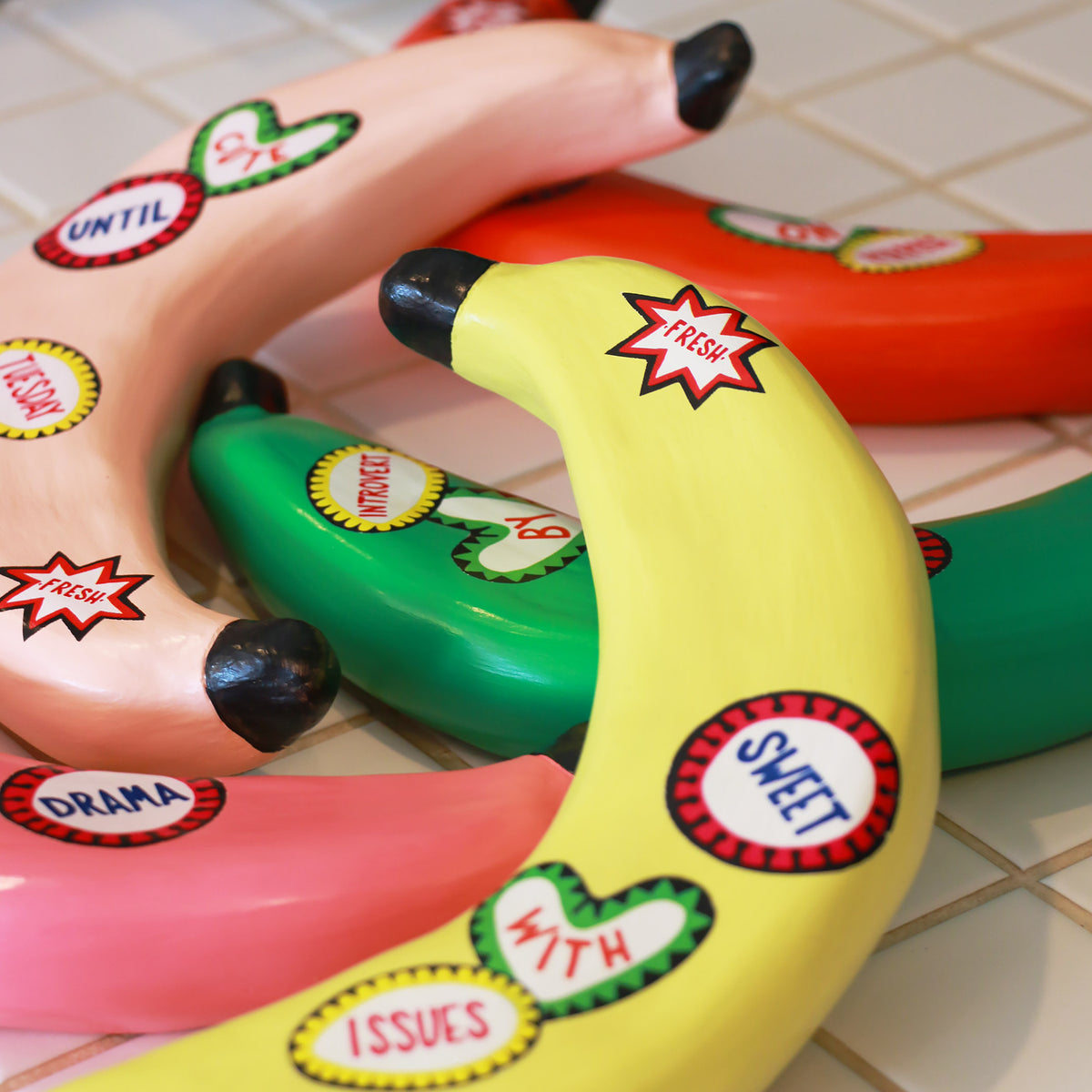 Banana Wall Hanging - Green